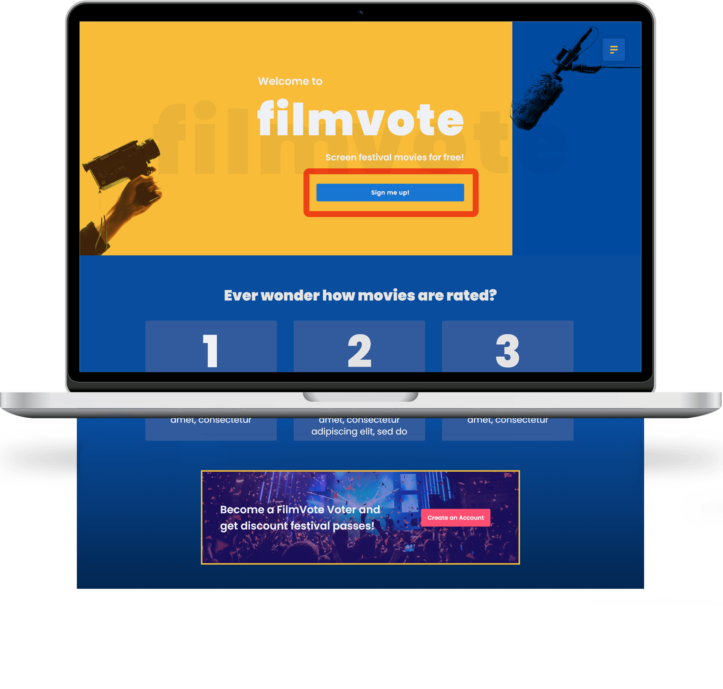 Filmvote hi-fi desktop