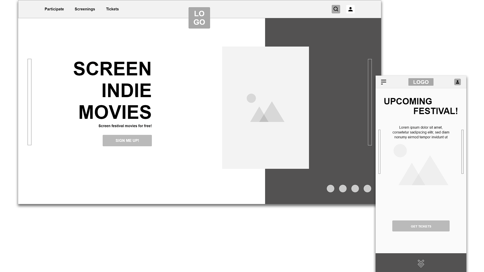 Filmvote lo-fi digital home screens